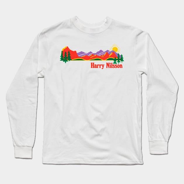 Harry Nilsson \/ Retro Aesthetic Design Long Sleeve T-Shirt by CultOfRomance